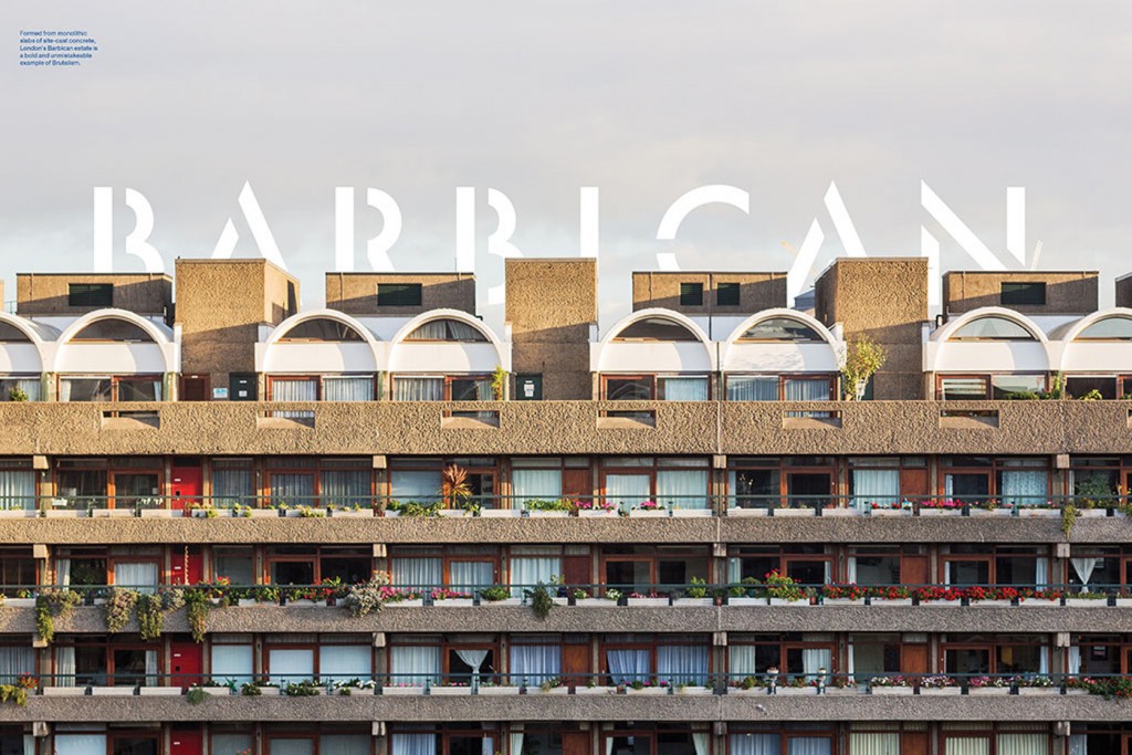 Barbican opening spread, photograph by Patrick Reynolds.