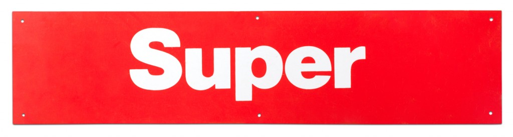 'Super' sign