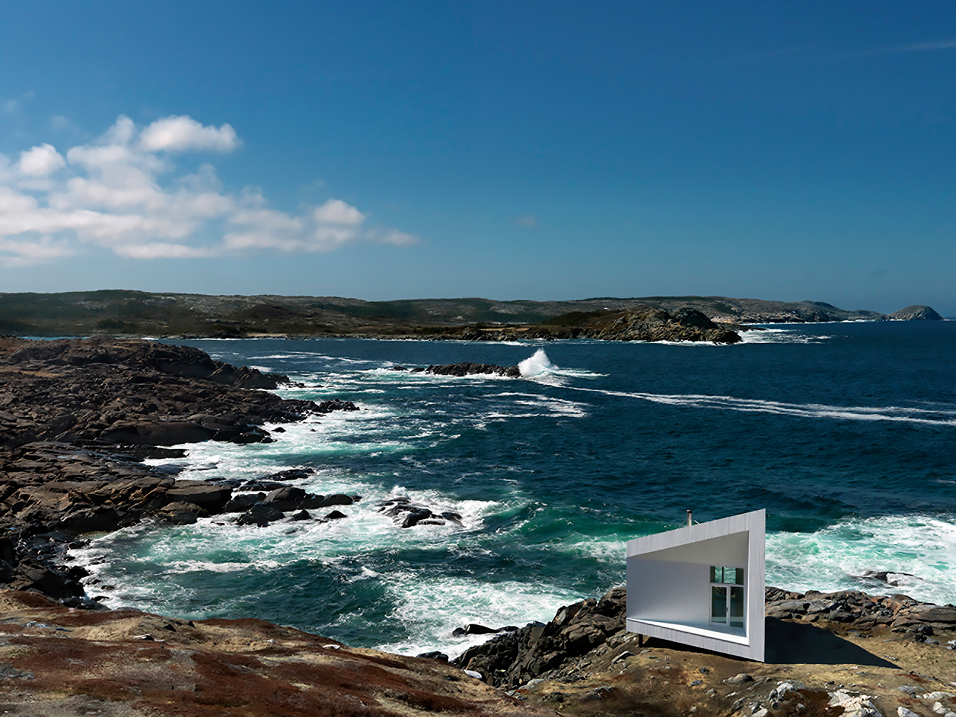 A studio on Canada's Fogo Island designed by Todd Saunders.