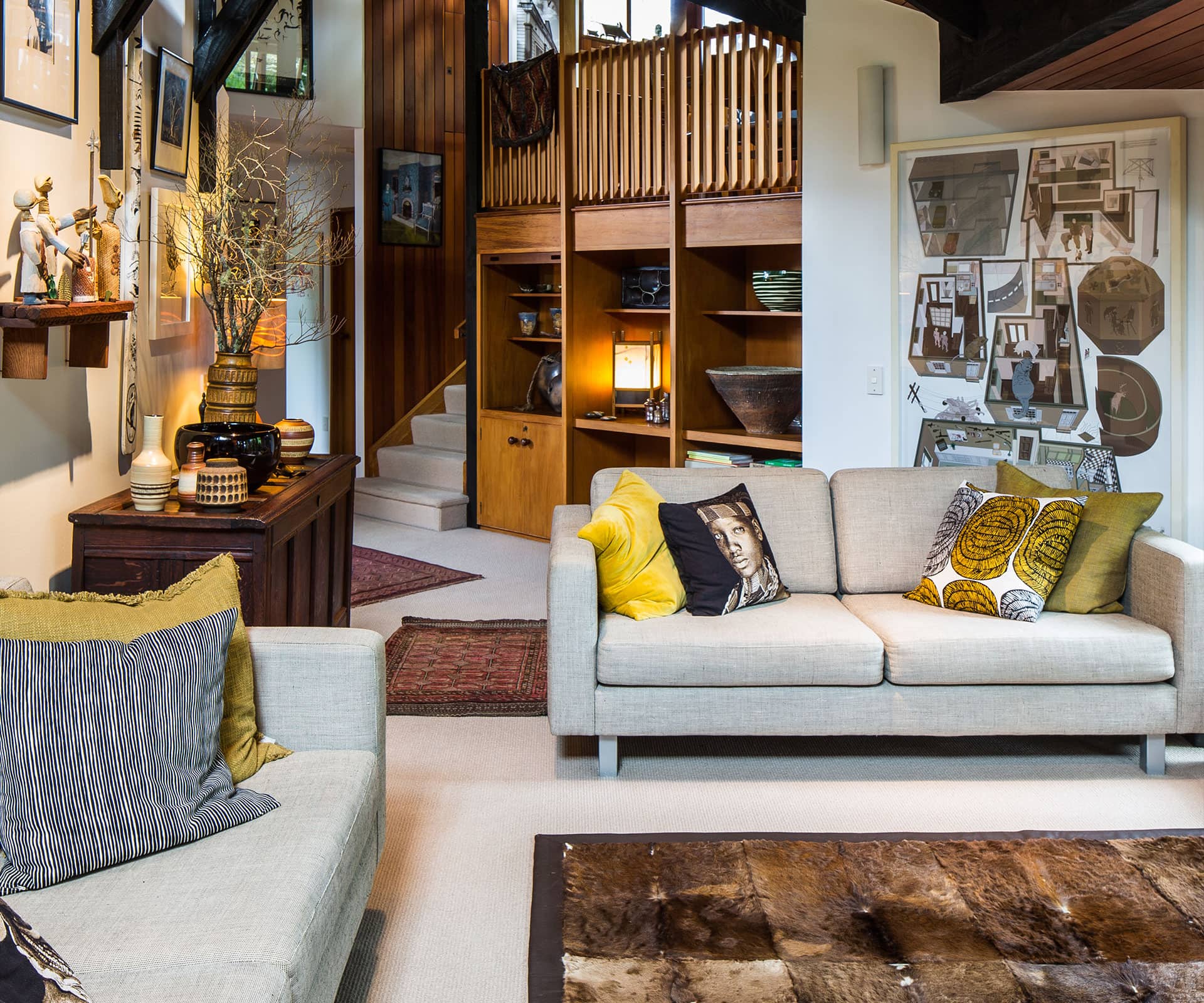 Inside a unique Taupo home that's full of quirky rooms and dynamic spaces