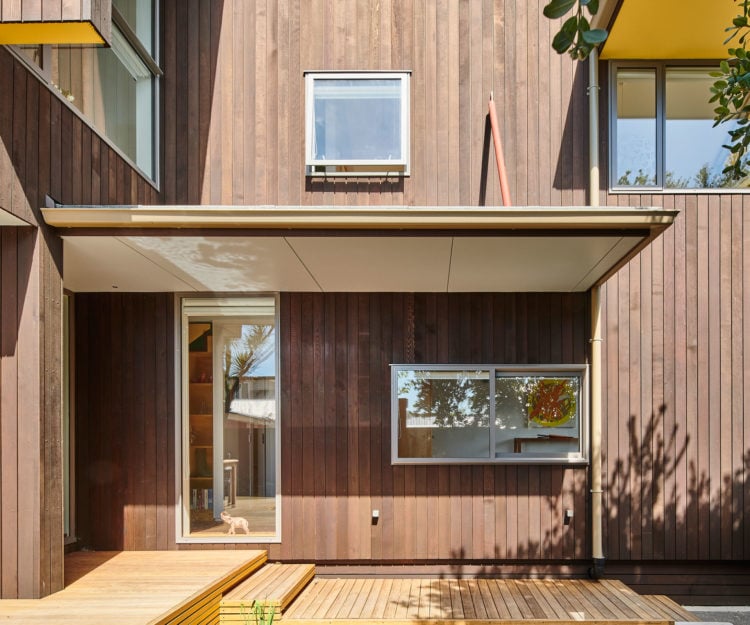 This home at Moncks Bay in Christchurch is both playful and rational